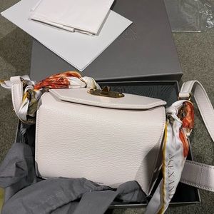 Authentic Alexander McQueen Box Bag with Scarf